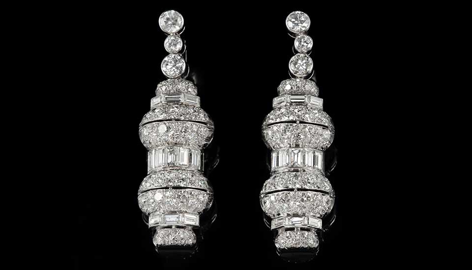 boucle oreille diamant