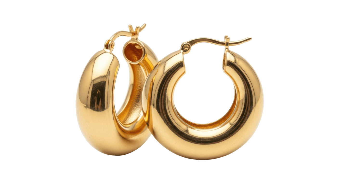 Boucles d'oreilles en or